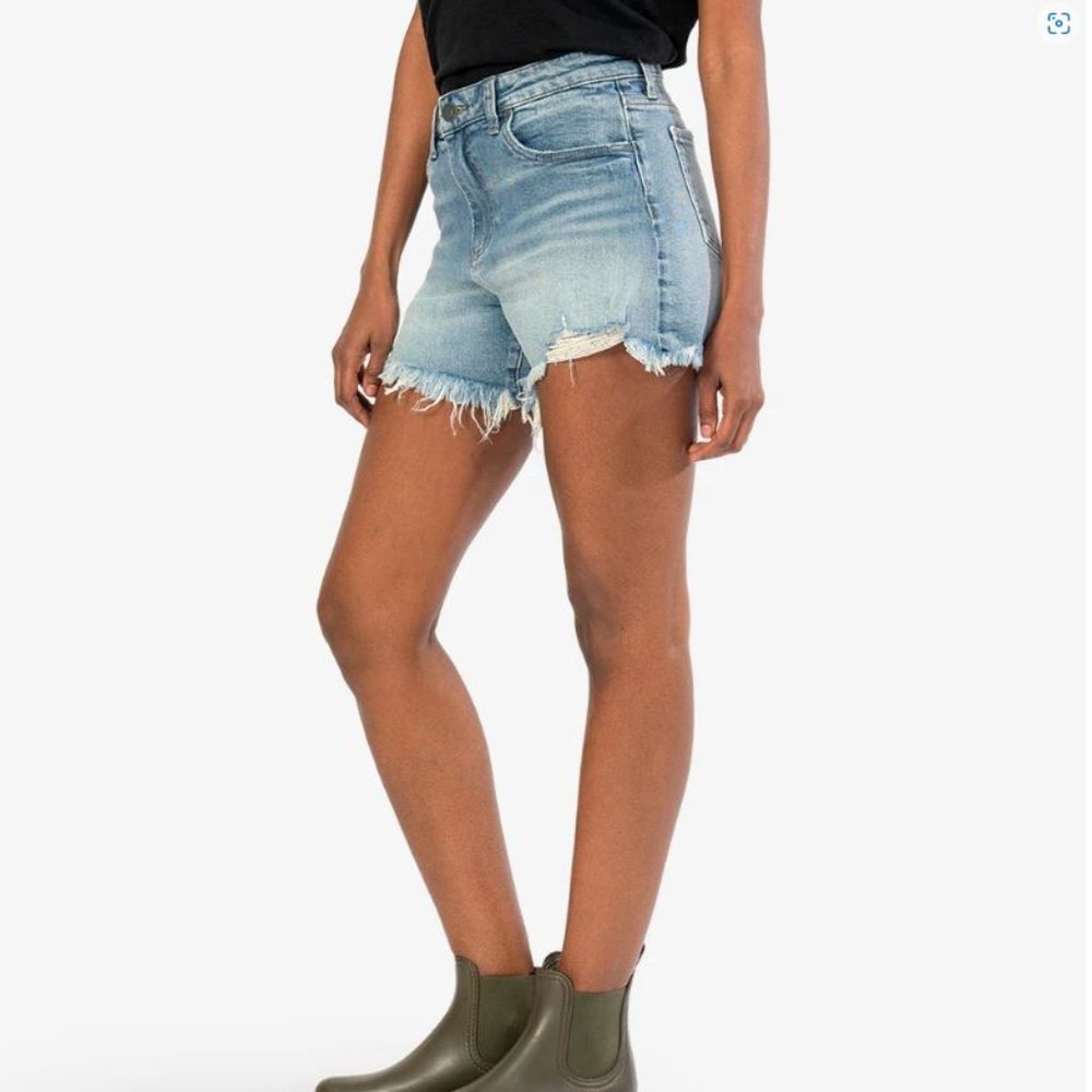 NWT Denim High Rise Short - Picture 3 of 3